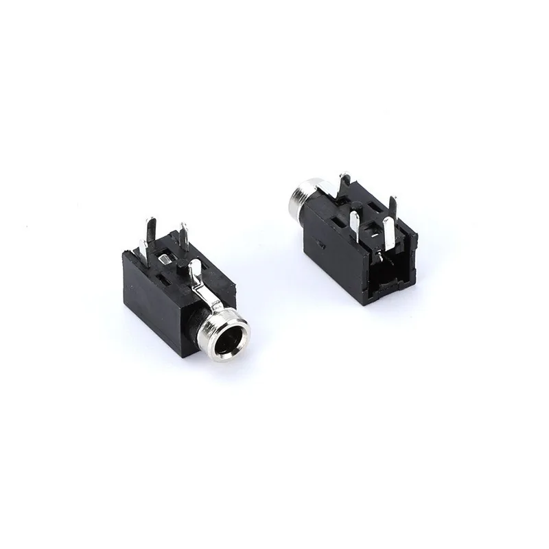 av-004 Supply PJ-210 Headphone Jack 2.5MM Three-Pin/Four-Pin Upright Headphone Socket PJ210 Large-Head Power Socket - Image 1