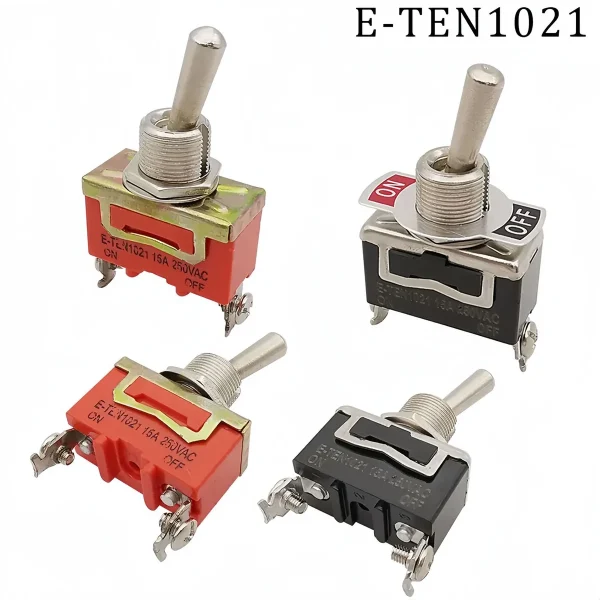 Multiple-position foot switch toggle switches E-TEN1021/1121/1221/1322/1321/1122